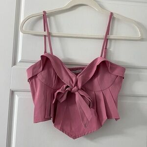 Pink boutique top